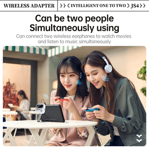 OLED Aux Máy bay bluetooth Adapter kết nối hai Bluetooth 5.4 thu phát âm thanh không dây máy phát và máy thu - Product Image 6