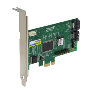 بطاقة تحكم PROMIS ثنائية المنافذ بواجهة PCI Express X1، محول SATA/SAS RAID مع ذاكرة تخزين مؤقت 64 ميجابايت، شريحة PDC20575، TX2650 بسرعة 3.0 جيجابت في الثانية منخفضة - Product Image 2