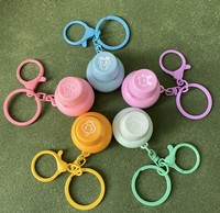 Jouet anti-stress, 1 interrupteur à touches mécaniques, tennis, baseball, football, lumière LED, capuchon de touche personnalisé, porte-clés de clavier fidget