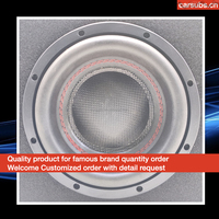 Caja Pasiva de Subwoofer Tipo Tubo de 8 Pulgadas para Camioneta, VAN, SUV, Auto, 500W RMS, Bajos Potentes, Pico de 1000W, Subwoofer con Puerto para Coche de 8"