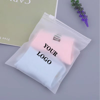 Matériaux de personnalisation Service de conception de T-shirt Transparent pour les robes Emballage de sac à fermeture éclair personnalisé en plastique biodégradable