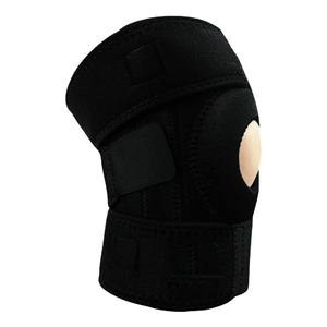 <span class=keywords><strong>Genouillère</strong></span> de soutien en néoprène SBR respirant avec trous, <span class=keywords><strong>genouillère</strong></span> de compression rotulienne <span class=keywords><strong>pour</strong></span> le basketball, le cyclisme et la protection des genoux sportifs - Product Image 2