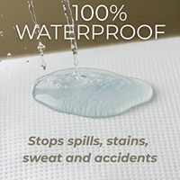 Protège-matelas rafraîchissant certifié OEKO-TEX, imperméable, silencieux, en bambou, taille Queen, King, sur mesure
