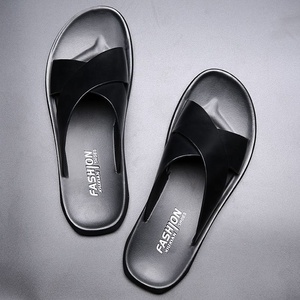 Nuovi <span class=keywords><strong>Sandali</strong></span> Estivi <span class=keywords><strong>da</strong></span> <span class=keywords><strong>Uomo</strong></span> <span class=keywords><strong>in</strong></span> Vera <span class=keywords><strong>Pelle</strong></span>, Stile Coreano alla Moda, Antiscivolo, con Punta Aperta, per Spiaggia - Product Image 2