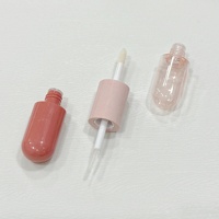 Tube de brillant à lèvres vide double embout personnalisable avec logo, emballage cosmétique transparent pour maquillage quotidien – Offre Spéciale