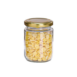 Pot en verre rond en gros de haute qualité de 500ml 1000ml pour la mise en conserve de sauce à la confiture de miel - Product Image 5