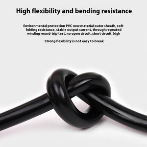 高品质高柔性聚氯乙烯绝缘发光二极管带护套电线2芯3芯4芯实心铜导体220V房屋布线 - Product Image 3