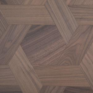 <span class=keywords><strong>Parquet</strong></span> en <span class=keywords><strong>bois</strong></span> d'ingénierie multicouche à motif <span class=keywords><strong>hexagonal</strong></span> moderne en noyer noir, durable pour cuisine et salle de bain - Product Image 1