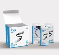 Adaptateur de prise casque 3,5 mm de haute qualité pour iPhone, câble audio compatible avec Android et iOS