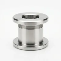 Boîtier cylindrique et plaque de couvercle en acier inoxydable sur mesure, usinage CNC de précision, pièces structurelles pour capteurs de machines