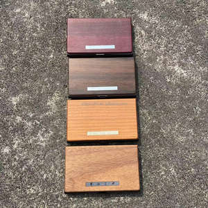 <span class=keywords><strong>Porta</strong></span> carte portafoglio carta carta di credito Custom legno - Product Image 4