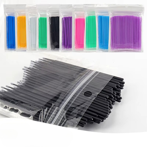 100pcs Disposable Mascara Brushes Plastic <b>Micro</b> Eyelash Cleaning Applicator Beauty Tool - Product Image 3
