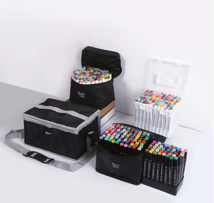 Juego de rotuladores de tinta a base de alcohol de doble punta baratos de fábrica 12-262 Color artista bocetos rica variedad para artistas y creativos - Product Image 1