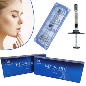 2ml Heremefill Deep Cross-linked Acido Hialuronico <strong>Hyaluronic</strong> Acid <strong>Filler</strong> for Mid-face <strong>Volumization</strong> and Chin Contour - Product Image 2