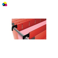 Carpetas de archivos colgantes de expansión de 20/caja de 2 pulgadas de alta calidad, colores surtidos con 5 pestañas, archivos de suspensión de papel reforzado