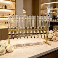 Distributeur de parfum vertical 6/8/10/12 têtes avec support autonome et barre de distribution de parfum