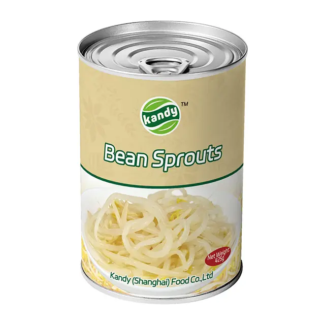 7113# Wholesale Food Grade Recyclable 425g Empty Metal Tin Can for Food Canned Food Bean Sprouts