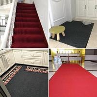 Moquette jetable en polyester 100% aiguilletée, rouge, blanc, rose, gris, pour exposition, scène, couloir, velours