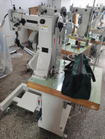 Machine à coudre industrielle en cuir de lit de cylindre d'aiguille simple pour la fabrication de chaussures et la couture de sac