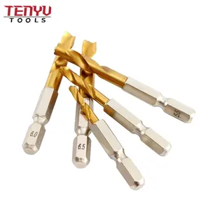 Stub Titan Steel Small Drill Bits Metal for Drill 4.2 mm Hex Drill Bits High Quality