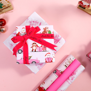 Usine en gros 80g anniversaire luxe personnalisé 43cm X 3m rouleau de papier métallique papier d'emballage pour l'emballage - Product Image 3