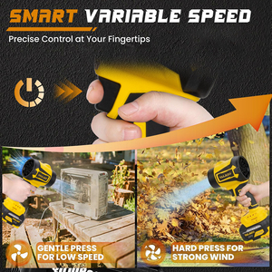 TALADO Attrezzatura Industriale/Fai-da-te <span class=keywords><strong>per</strong></span> Rimozione Polvere e Soffiaggio Neve con Motore Brushless a Batteria al Litio, Turbina a Basso Rumore, 700g di Potenza Eolica - Product Image 4