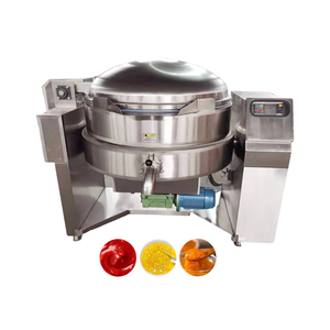 Mélangeur de cuisson électrique industriel automatique <span class=keywords><strong>grande</strong></span> capacité haute qualité pour pâte de haricots rouges - Product Image 4