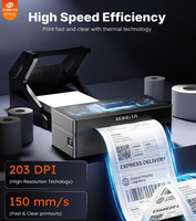 Printer Label Pengiriman Bluetooth Rongta, Printer Label Thermal Nirkabel 4x6 untuk Paket Pengiriman bagi Usaha Kecil