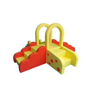 Escalera de escalada suave para Educación Temprana, combinación deslizante para bebés, PISCINA DE BOLAS suaves para interiores, patio de recreo para bebés, entrenamiento sensorial - Product Image 1