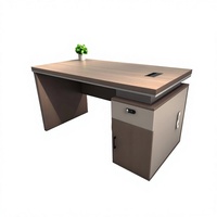 Postes de travail modernes pour bureaux, bureaux informatiques, tables de direction exécutives en bois, ensembles de meubles, personnalisation en usine, vente en gros