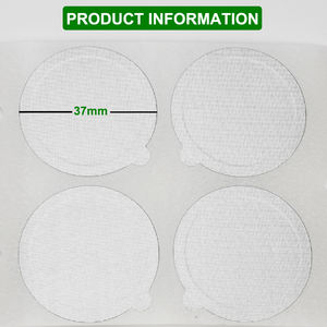 Autocollants de scellement en aluminium de 37 mm à adhésif pour capsules d'espresso vides en PP/aluminium et dosettes réutilisables en acier inoxydable - Product Image 2