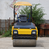 Compacteur routier vibrant à double tambour de 3,5 à 5 tonnes, entièrement hydraulique, diesel, autoporté, pour le pavage d'autoroutes en asphalte, certifié CE