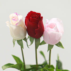 Venta al por mayor Real Touch Versailles Rose Flores artificiales hidratantes para la boda Día de San Valentín Fiesta Jardín Decoración - Product Image 2