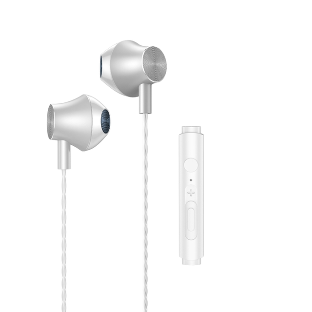Wired Metal In-Ear Earbuds Headphones with Bass Stereo Sound Noise Cancelation IPX-3 Waterproof 3.5mm Jack