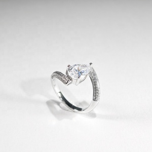 Joias Finas GRA Iced Out Bling VVS D Color Moissanite Anel de Prata Esterlina 925 Passa no Teste de Diamante para Mulheres e Homens - Product Image 6