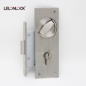 Stainless Steel 304 Fireproof <strong>Door</strong> Special Concealed <strong>Knob</strong> Handle Channel <strong>Door</strong> Lock with Square <strong>Plate</strong> - Product Image 2