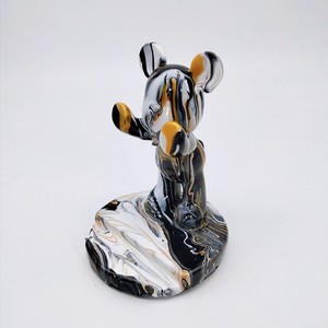 Support <span class=keywords><strong>de</strong></span> téléphone portable en résine animalière DIY, <span class=keywords><strong>figurine</strong></span> artistique peinte à la main, couleur et taille personnalisées, décoration intérieure, cadeau - Product Image 5