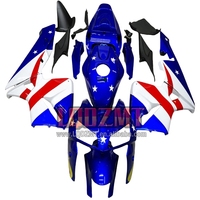Corps d'injection pour HONDA CBR600 CBR 600CC 600RR 600 Bleu blanc RR CC F5 03 04 93LQ.151 CBR600F5 CBR600RR 2003 2004 Carénage OEM
