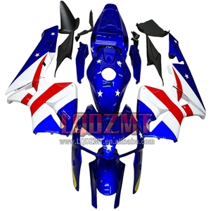 Corps d'injection pour HONDA CBR600 CBR 600CC 600RR <span class=keywords><strong>600</strong></span> Bleu blanc <span class=keywords><strong>RR</strong></span> CC F5 03 04 93LQ.151 CBR600F5 CBR600RR 2003 <span class=keywords><strong>2004</strong></span> Carénage OEM - Product Image 1