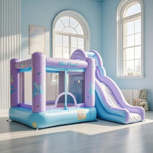 Maison de rebond à air durable cousue et extra épaisse pour l'intérieur/l'extérieur avec ventilateur - Product Image 4