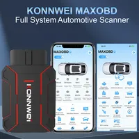 Herramienta de Diagnóstico OBD para Autos KONNWEI MAXOBD, Sistema Completo, 52 Pruebas, Monitoreo de Vehículos, Escáner OBD2, 12V, Regalo OLIVER