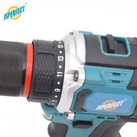 Moteur CC sans balais professionnel pour usine OEM, perceuse à percussion sans fil, fonction d'impact, vitesse variable, 45 Nm max, pour la construction