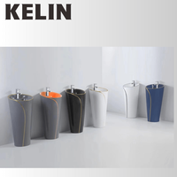 Tornade en céramique au design moderne en or de luxe et plancher de chasse d'eau sans rebord debout p piège cuvette de toilette face murale et ensemble de bidet