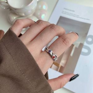 Dylam 925 Sterling <b>Silver</b> Fashion Stackable <b>Rings</b> for Women Colorful Cubic Zirconia <b>Stacking</b> Eternity <b>Ring</b> Jewelry Gifts - Product Image 2