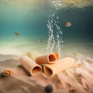 Großhandel Keramik Aquarium Höhle Rechteckige Terrakotta-Rohre Fisch höhle Garnelen Zubehör Umwelt freundliche Topf Dekor - Product Image 5