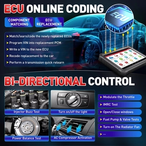 X431 PRO3S+ All System Bidirectional Scan Tool With J2534 <strong>Programming</strong> Topology Map ECU Coding 2 Years Update - Product Image 6