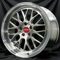 Rines Forjados con Acabado Pulido y Borde Pulido, 5x120 5x114.3, 17 18 19 20 Pulgadas para Mazda RX-7, Toyota GR Supra, Corvette C6 C7