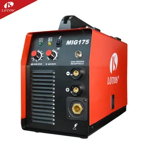 LOTOS MIG175 अच्छी गुणवत्ता डबल पल्स 200 amp मिग वेल्डर (आर्क) mig200 blackline पोर्टेबल पलटनेवाला आर्क वेल्डिंग मशीन