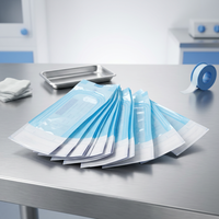 Sacs de stérilisation Medcolor certifiés ISO pour autoclave, pour instruments dentaires, avec triple bande de scellage auto-adhésive en papier hydrocolloïde