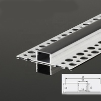 Applique murale en plâtre sans soudure de 2023 Offre Spéciale dans le profilé en aluminium Led Trimless Strip Light